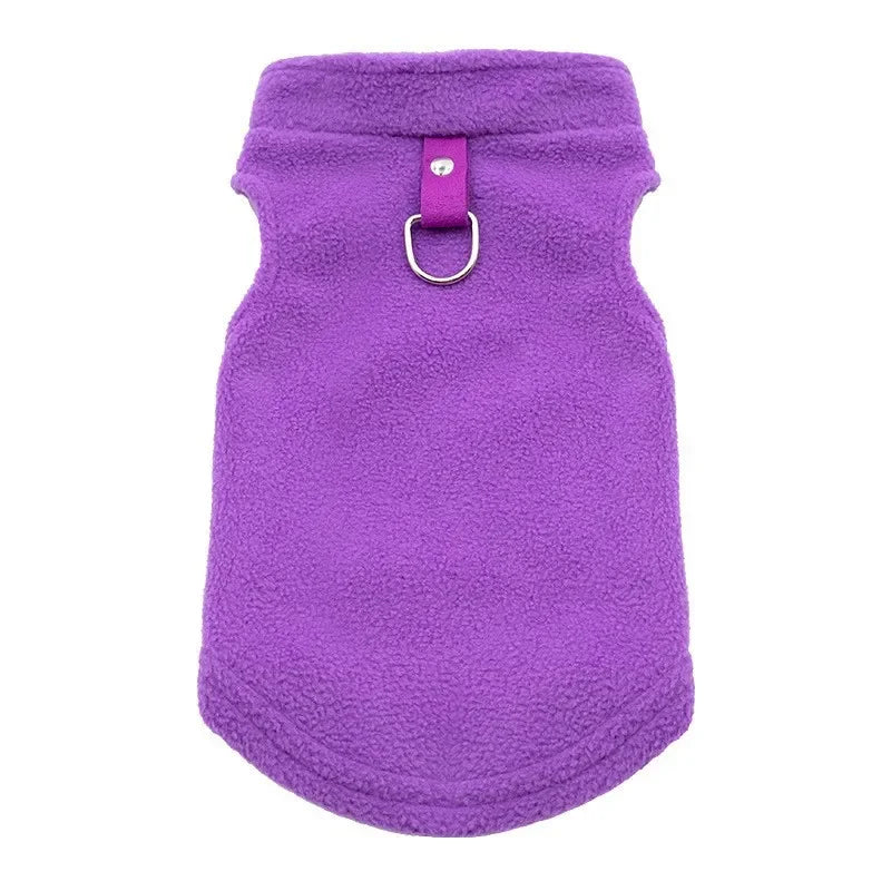 Fashion Dog Clothing Autumn and Winter Small Pet Clothes Thickening Warm Solid Color Two-Feet Hooded Weater Casual Pet Products