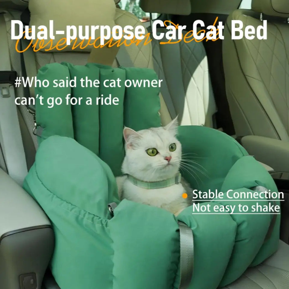 2 in 1 Pet Travel with Dog Car Seat Car Safety for Puppy Cat- Portable Dog Carrier Cat Travel Bags, Durable Cat Carriers & Bags