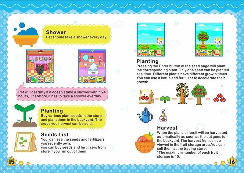 Tamagotchi Electronic Virtual Pet With Color Screen Game Pocket Interactive Virtual Pet Dating Game Machine Kids Game Toys Girls