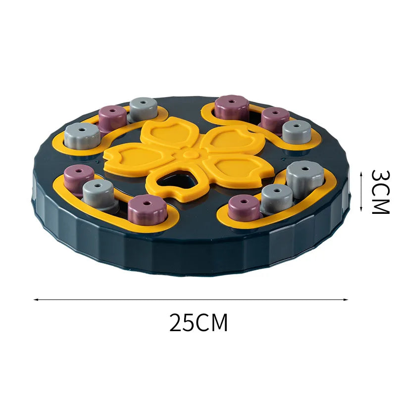 Pet Cat Interactive Puzzle Toys NonSlip Bowl Food Dispenser Slow Feeder Slowly Eating Pet Cat Dogs Training Game Pet Supplies