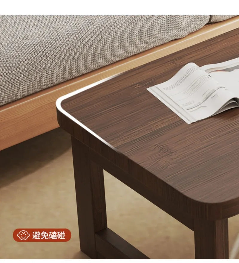 Folding End Table Family Living Room Small Coffee Table Bedroom Low Side Table Balcony Window Simple Multifunction Furniture