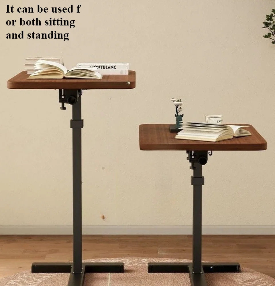 Mobile Bedside Table Household Office Desk Bedroom Folding Tables Portable Minimalist Folding Portable Workbench Learning Desk