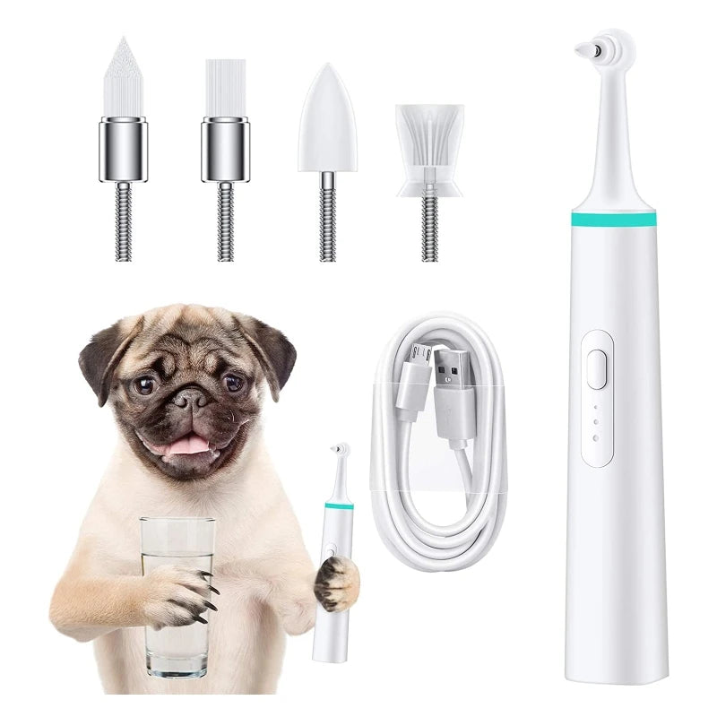 Puppy Dental for Scaler Care Cleaning Tools Kit for Pet Multiple Cleaning Modes Great Gift for Dog Stubborn Stains Clean
