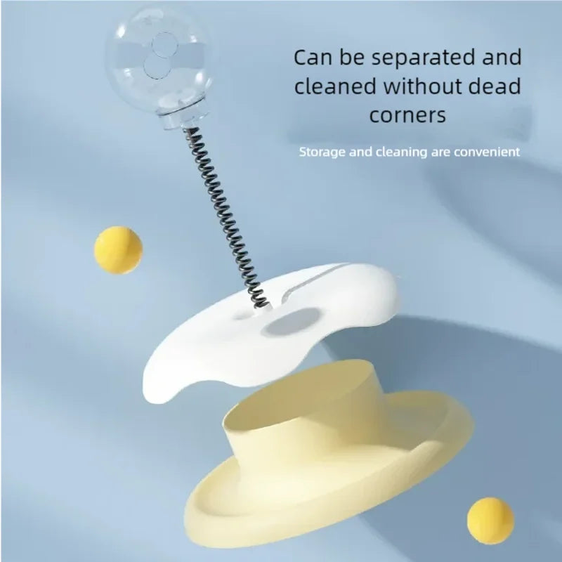 Pet Interactive Leakage Ball - Cat Turntable Toy - Food Dispenser for IQ Training for Dogs and Cats Pet Products Accessories