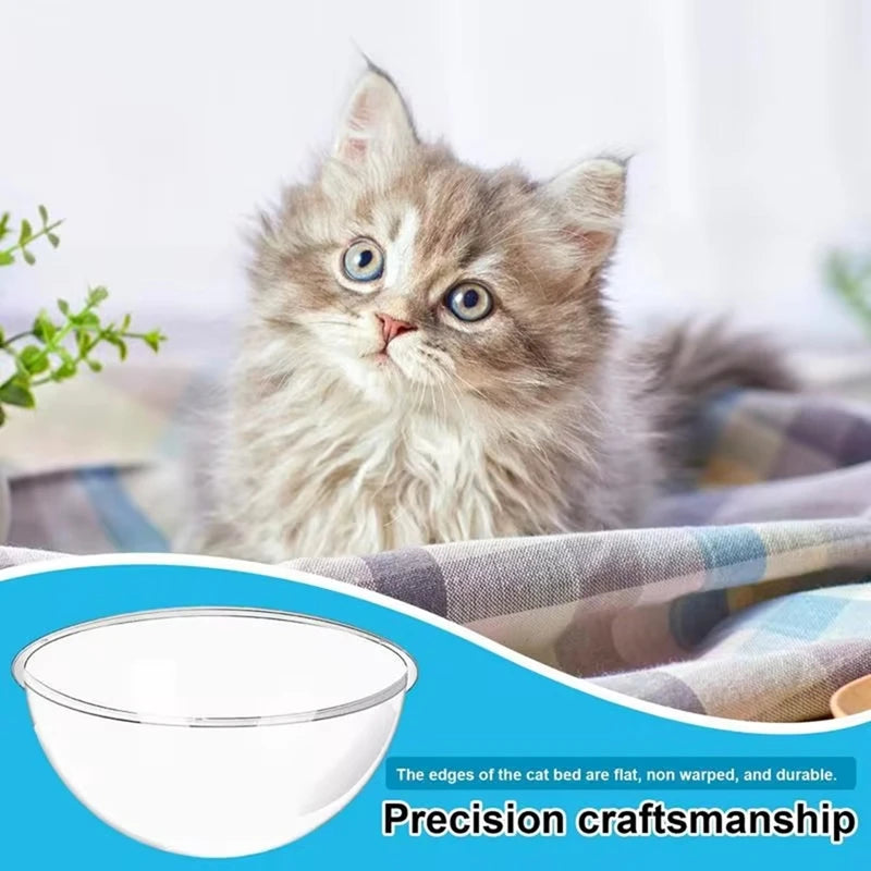 Small Space Cat Furniture Transparent Cat House Pet Furniture Anti-Scratch Replacement Cat Accessories For Tree Tower