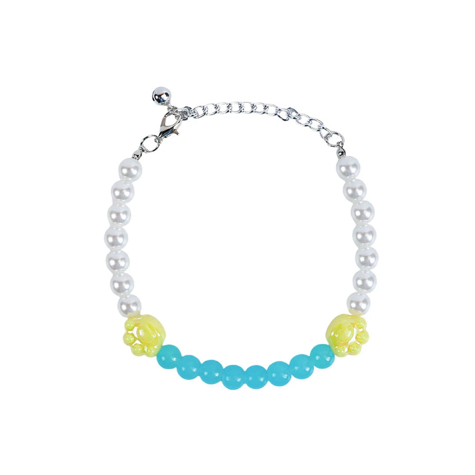 New Pet Accessories Pearl Necklace, Elegant Cute for Cats Small Dogs, Adjustable Safe Kitten Puppy Photo Props, Luxury Party