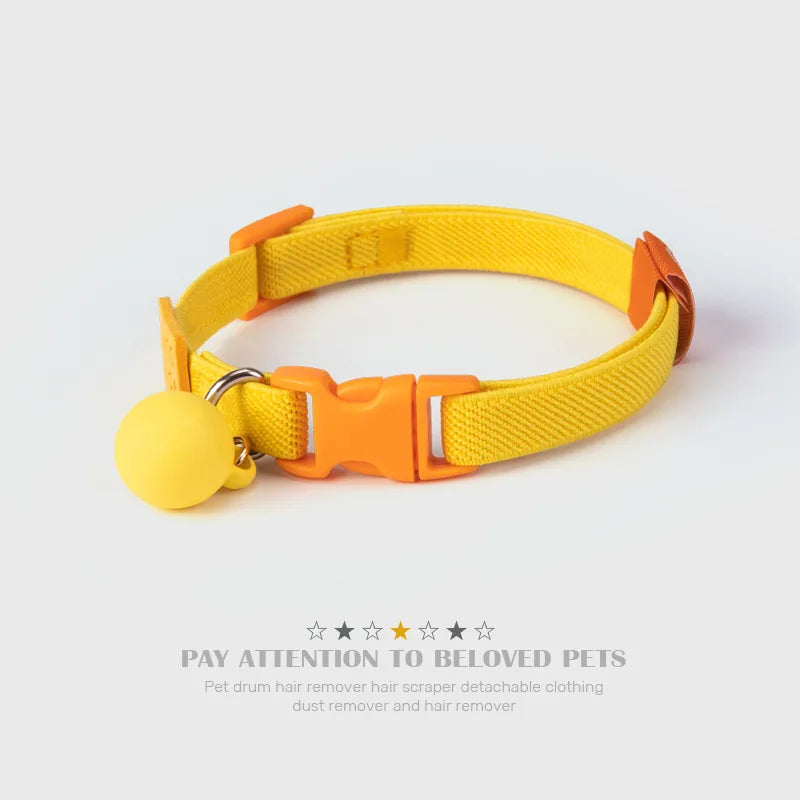 Safety and Fashion Accessories Pet Collar Anti-length Adjustable High Elastic Cat Necklace Dog Collar Accessories Pet Supplies