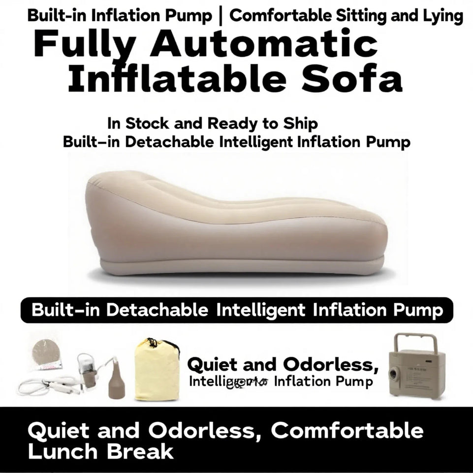 Portable Inflatable Chaise Lounge for Leisure