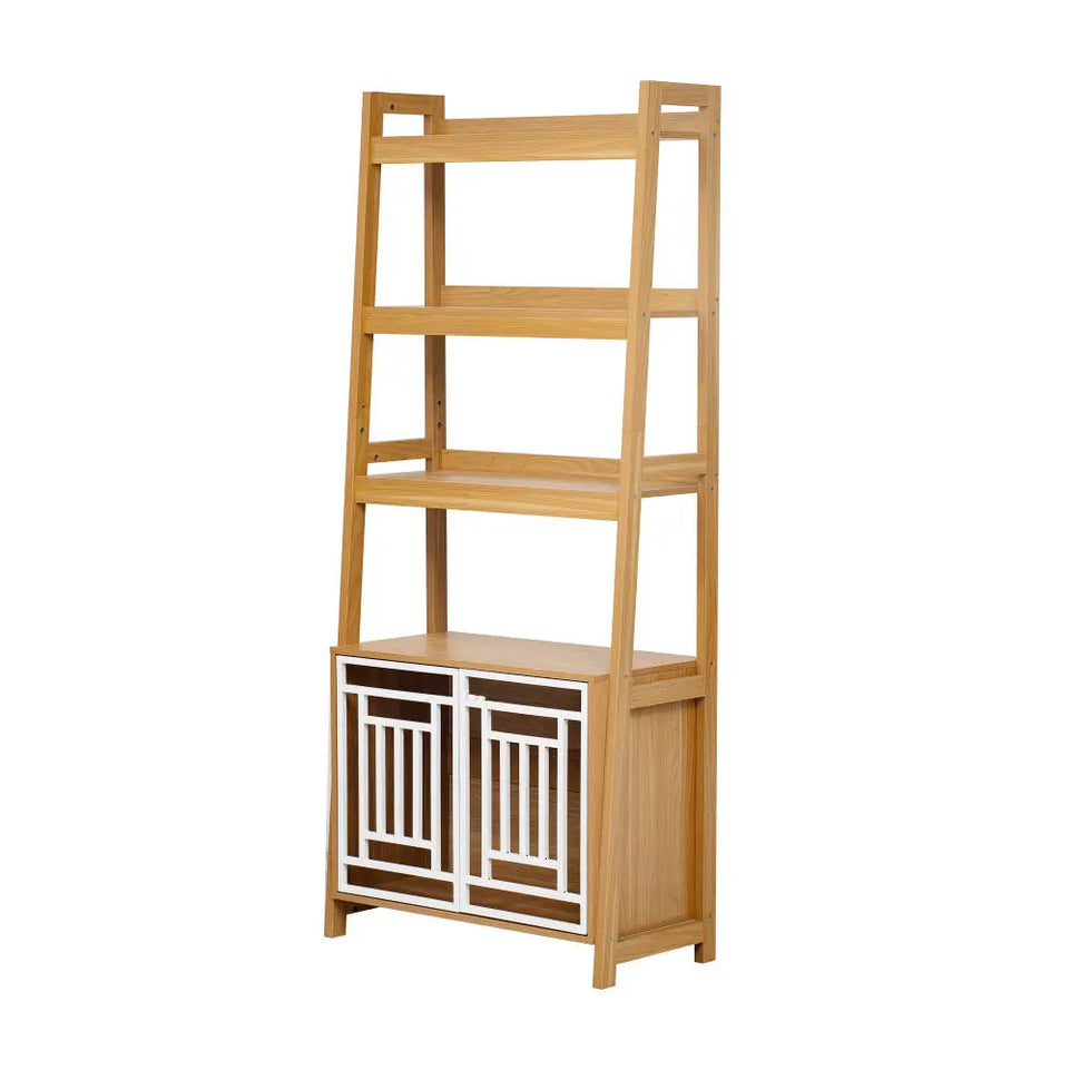 Furniture Style Dog Crate Ladder Bookcase Pet Friendly Furniture