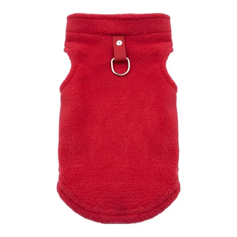 Fashion Dog Clothing Autumn and Winter Small Pet Clothes Thickening Warm Solid Color Two-Feet Hooded Weater Casual Pet Products