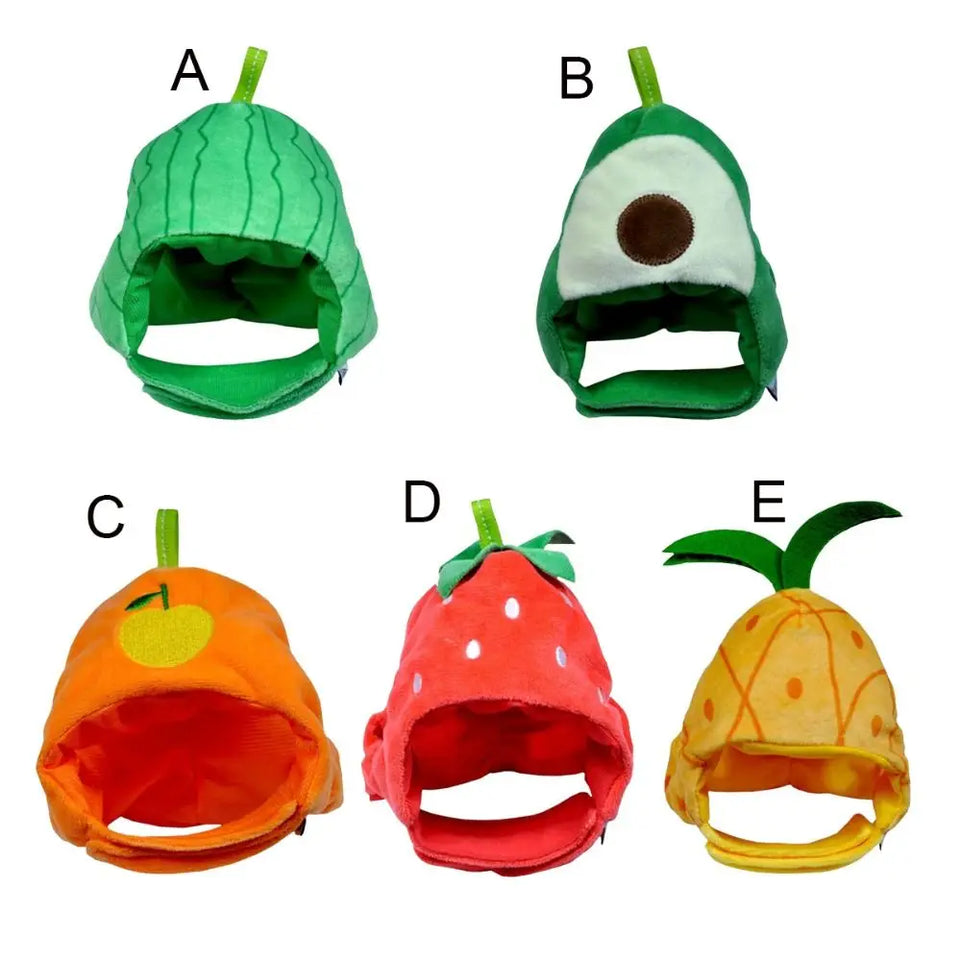 Pet Hat Cute Fruit Shape Soft Comfortable Kawaii Puppy Kitten Costume Cat Funny Cap Animal Accessories