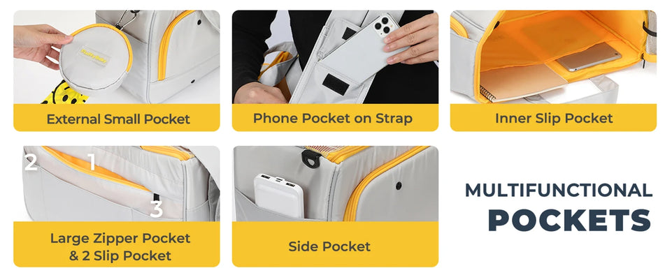 Pet Travel Carrying Bag Crossbody Bag Portable Puppy Pet Bag Handbag with Adjustable Shoulder Strap Small Pet Supplies