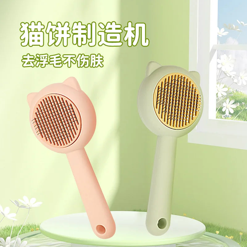 Pet Grooming Brush for Cats & Dogs,Tangle - Free Detangling & Loose Hair Removal, Perfect for Petting & Grooming
