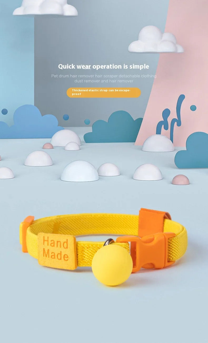 Safety and Fashion Accessories Pet Collar Anti-length Adjustable High Elastic Cat Necklace Dog Collar Accessories Pet Supplies