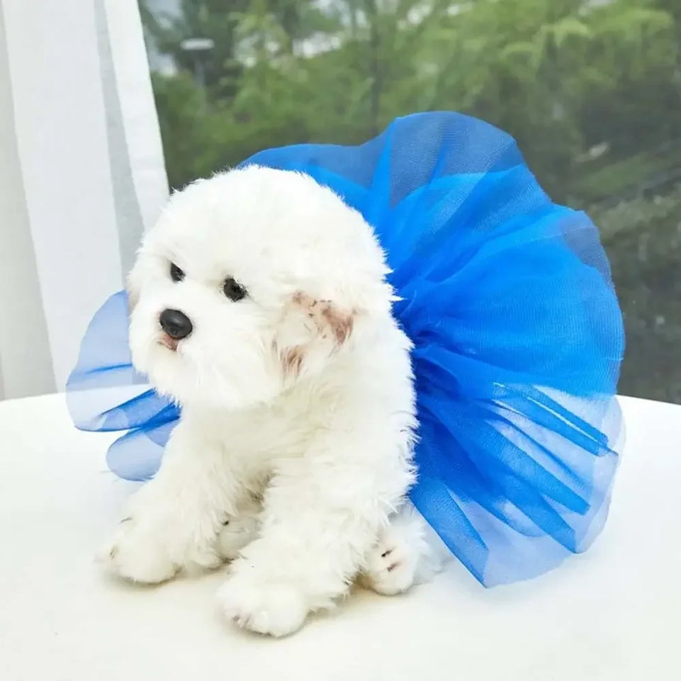 Fashion Tutu Dress Teddy Schnauzer Puppy Pet Costume Apparel Dog Dress Dog Skirts Pet Supplies Puppy Clothes