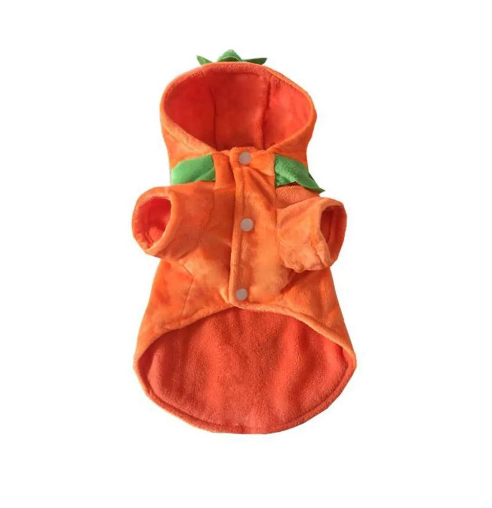Fashion Pet Halloween Costumes Dog Cats Pumpkin Clothes Festival Suit Halloween Dog Fun Clothes Festivals Pet Dressing Supplies