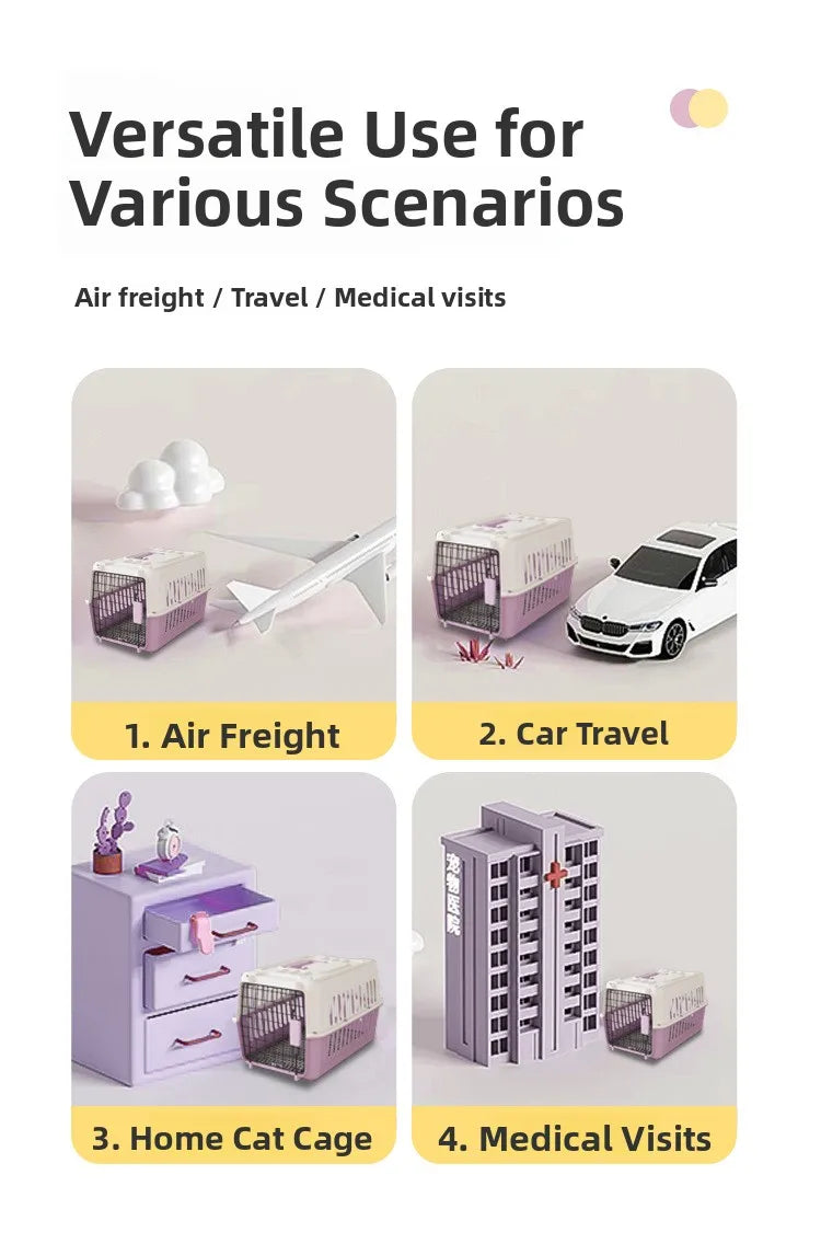 Portable Pet Travel Cage Carrier Medium Small Dog ip Bag Portable Outing Cage Pet Supplies Dog Cage