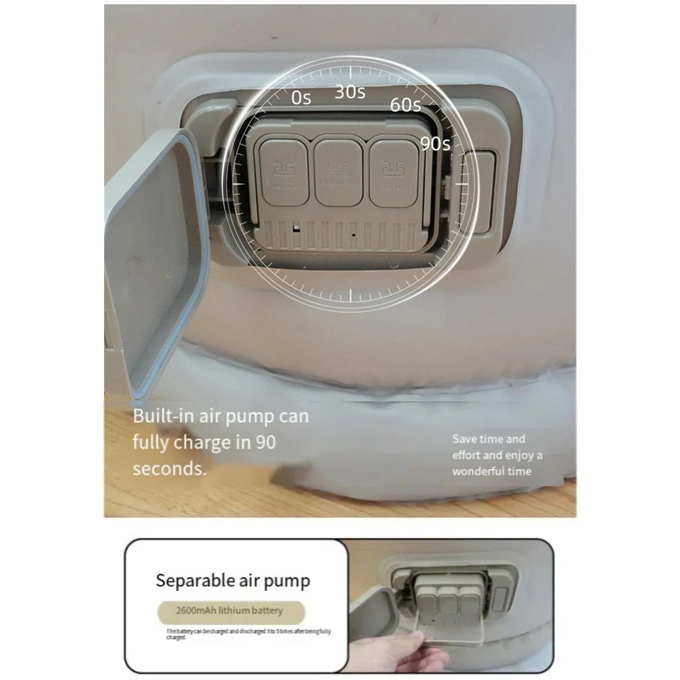 Portable Inflatable Chaise Lounge for Leisure