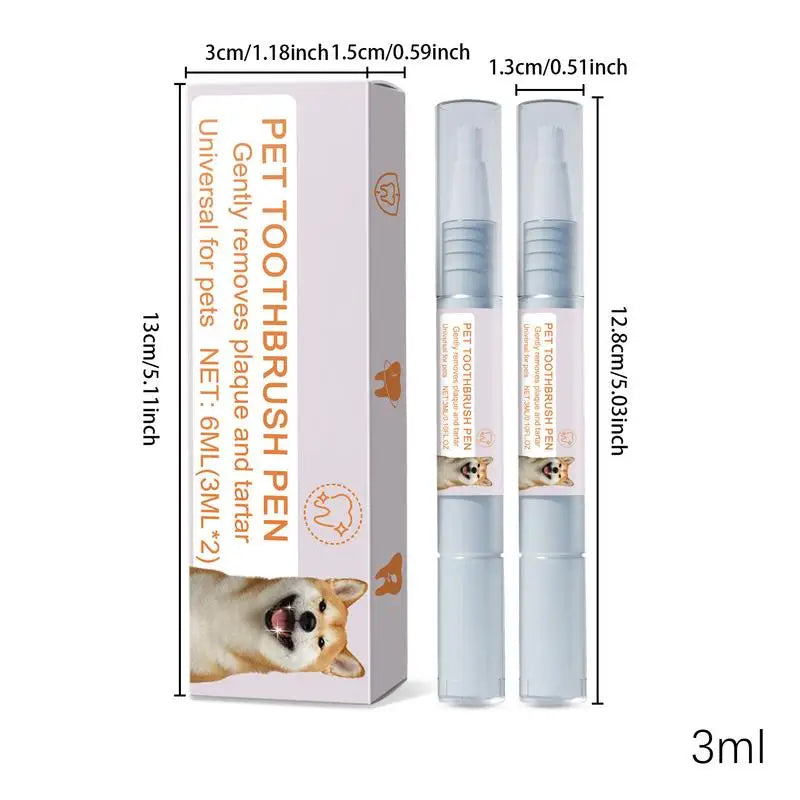 Pet Teeth Cleaning Pen Pet Dental Pen dog Toothbrush Pen Fresh Breath Tooth Whitening Cat Teeth Refreshing Pen pet supplies