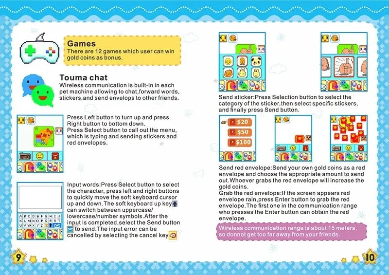 Tamagotchi Electronic Virtual Pet With Color Screen Game Pocket Interactive Virtual Pet Dating Game Machine Kids Game Toys Girls