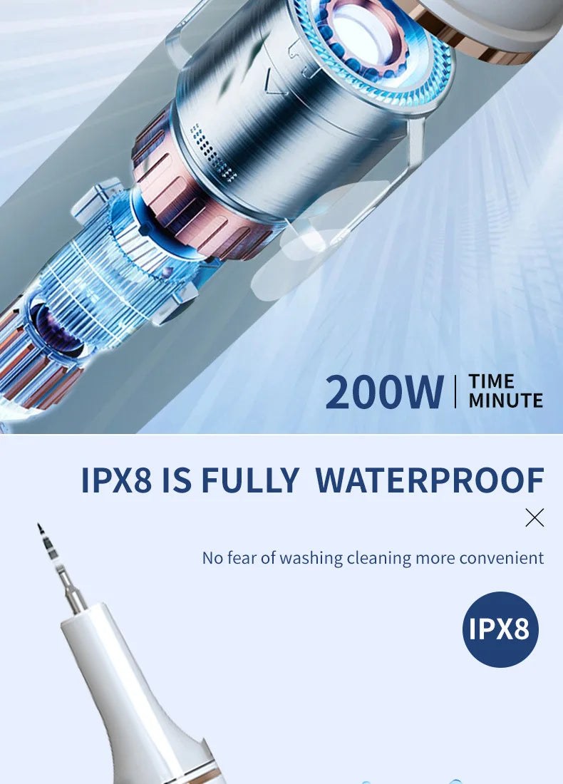 Pet Oral Care Dental Beauty Device Electric Dental Flusher for Dogs Portable Dental Stone Removal Ultrasonic Cleaner