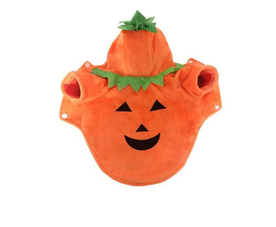 Fashion Pet Halloween Costumes Dog Cats Pumpkin Clothes Festival Suit Halloween Dog Fun Clothes Festivals Pet Dressing Supplies