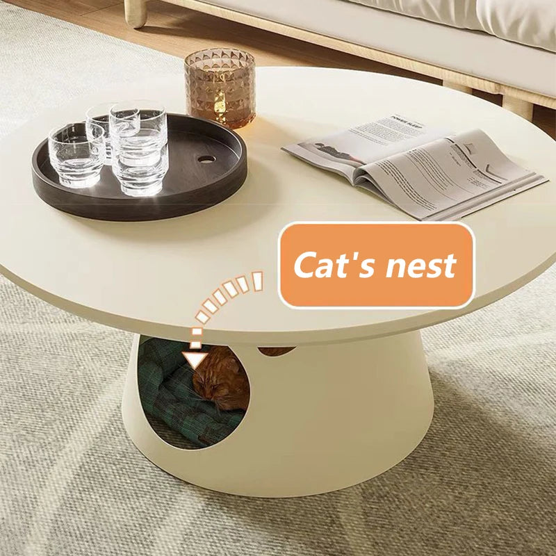 Pet Nest Coffee Table Luxury Modern Living Room Tee Table Creative Design Tables Nordic Interior Furniture Tables Art Decoration