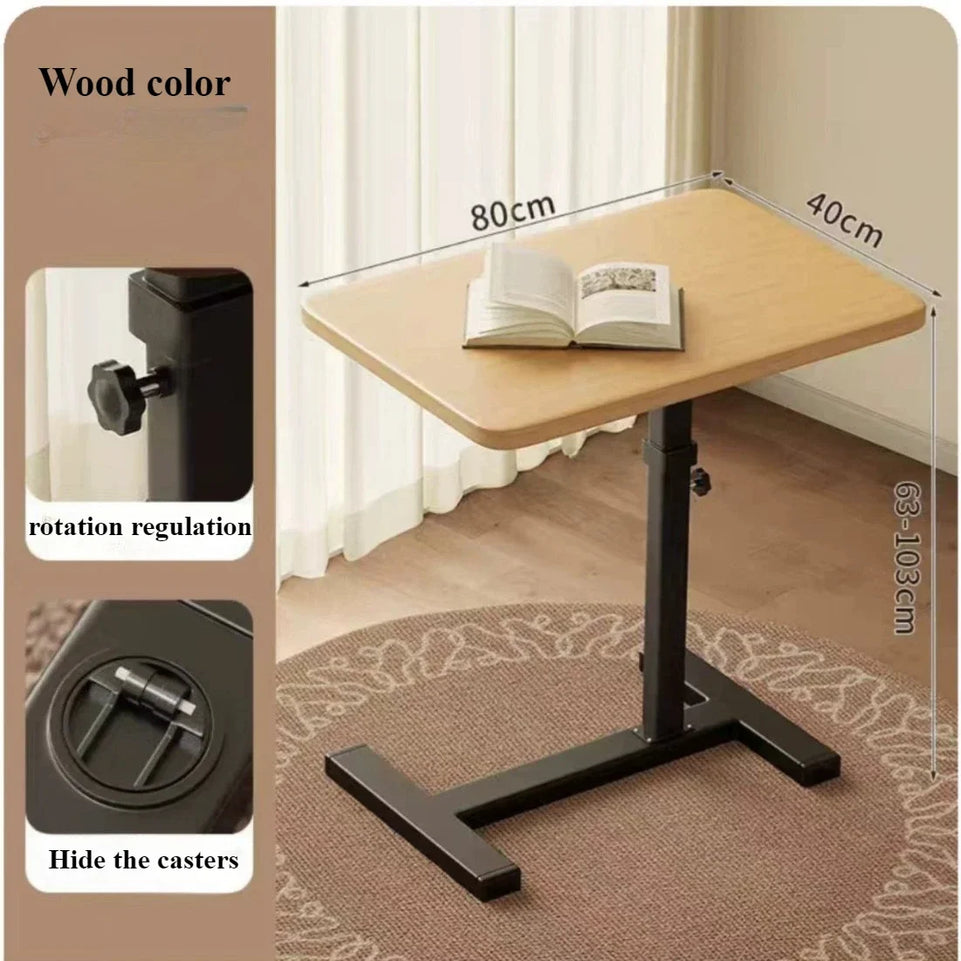 Mobile Bedside Table Household Office Desk Bedroom Folding Tables Portable Minimalist Folding Portable Workbench Learning Desk