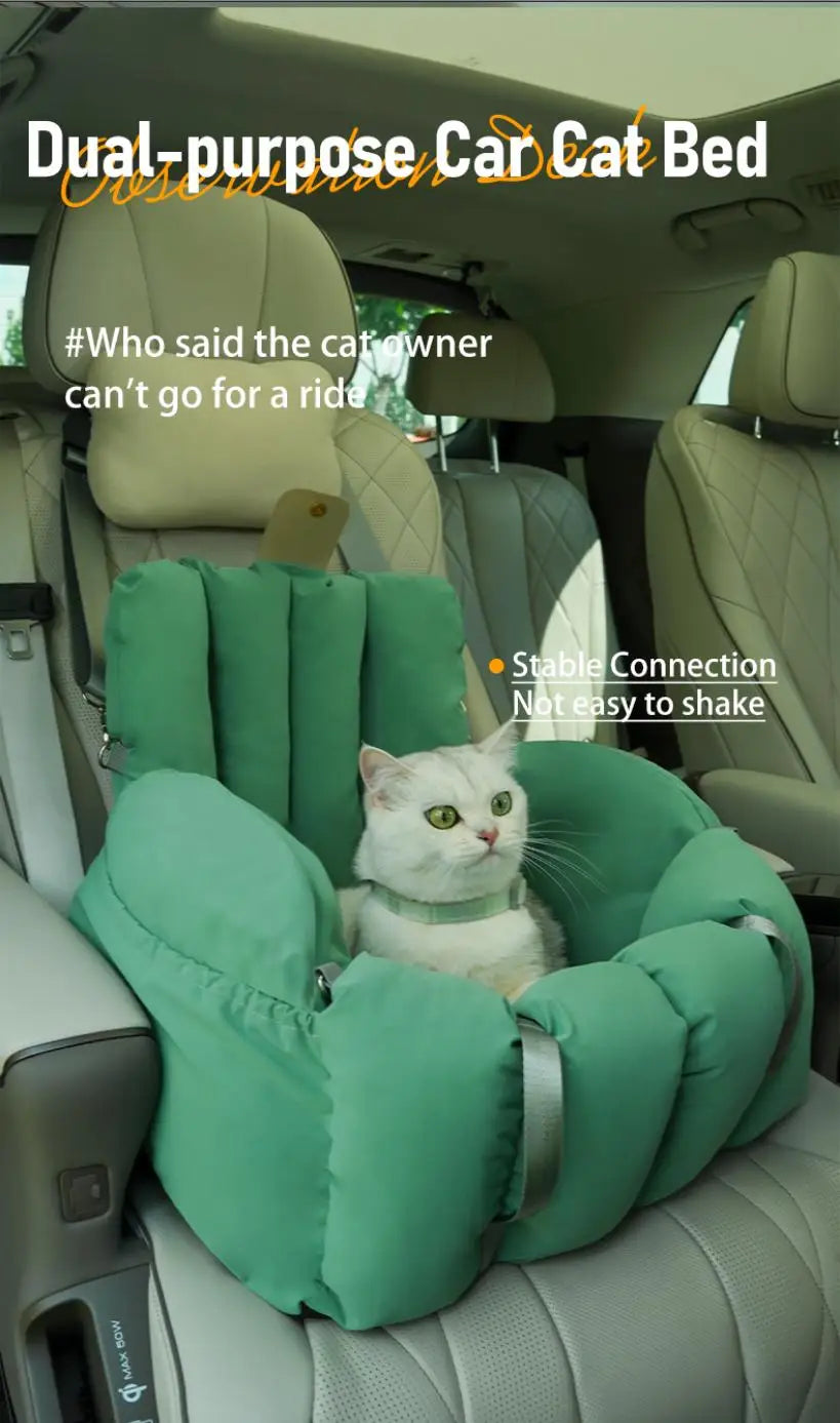 2 in 1 Pet Travel with Dog Car Seat Car Safety for Puppy Cat- Portable Dog Carrier Cat Travel Bags, Durable Cat Carriers & Bags