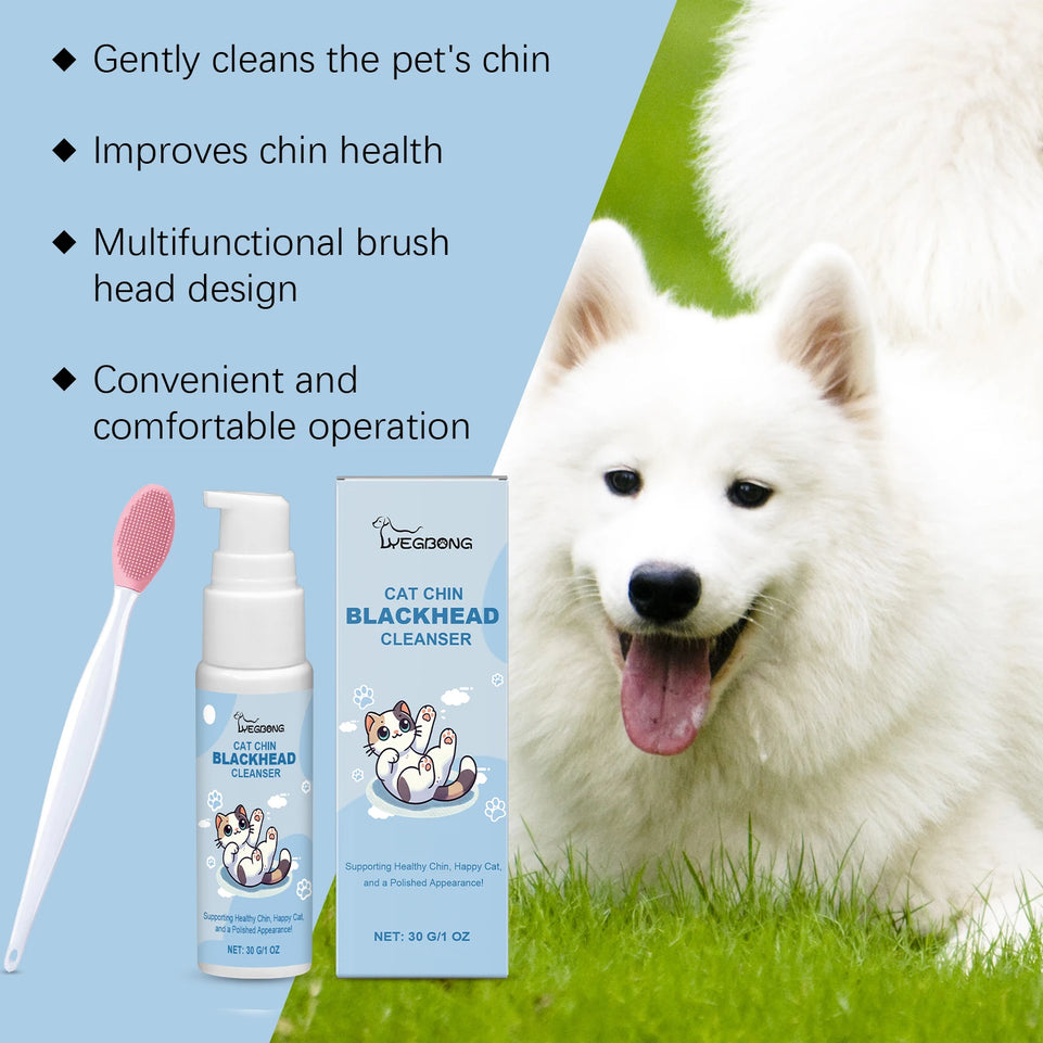 Pet Dental Care Kit for Dogs and Cats Teeth Cleaning Set Toothbrush 30ml Oral Solution Tartar Control Fresh Breath Gentle Hygien