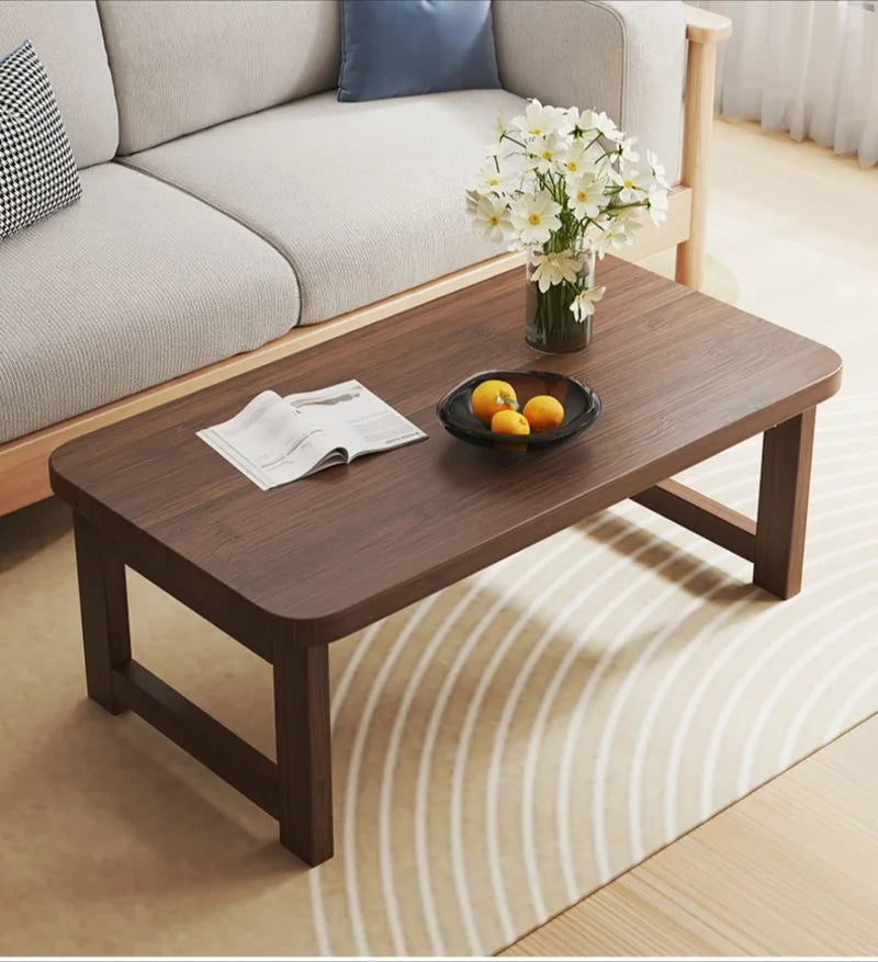 Folding End Table Family Living Room Small Coffee Table Bedroom Low Side Table Balcony Window Simple Multifunction Furniture