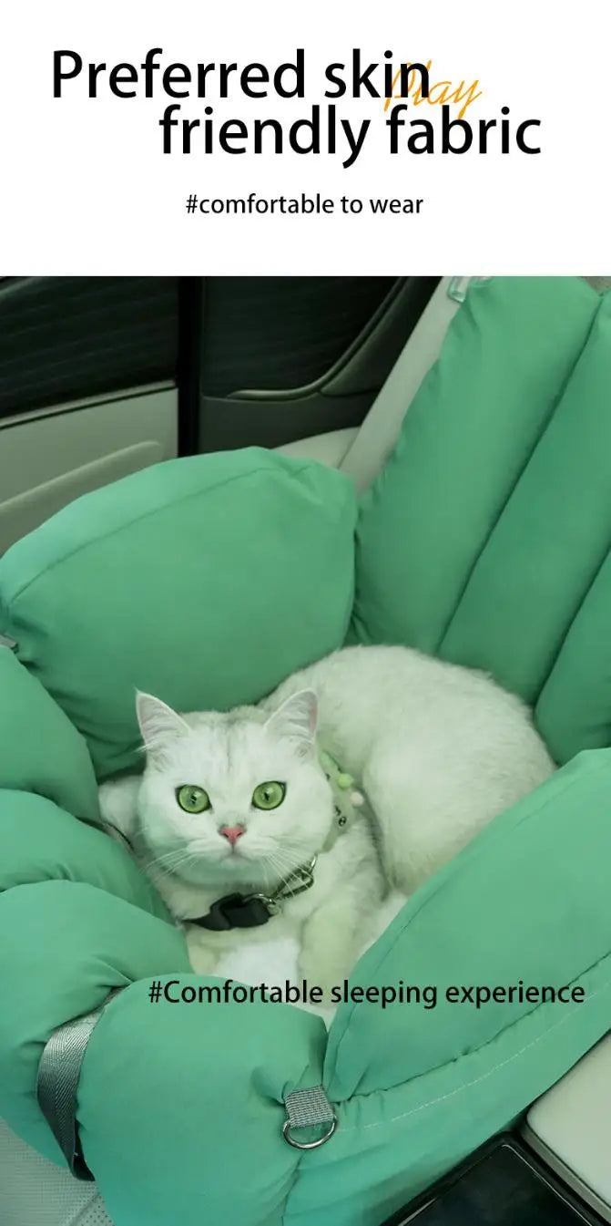 2 in 1 Pet Travel with Dog Car Seat Car Safety for Puppy Cat- Portable Dog Carrier Cat Travel Bags, Durable Cat Carriers & Bags