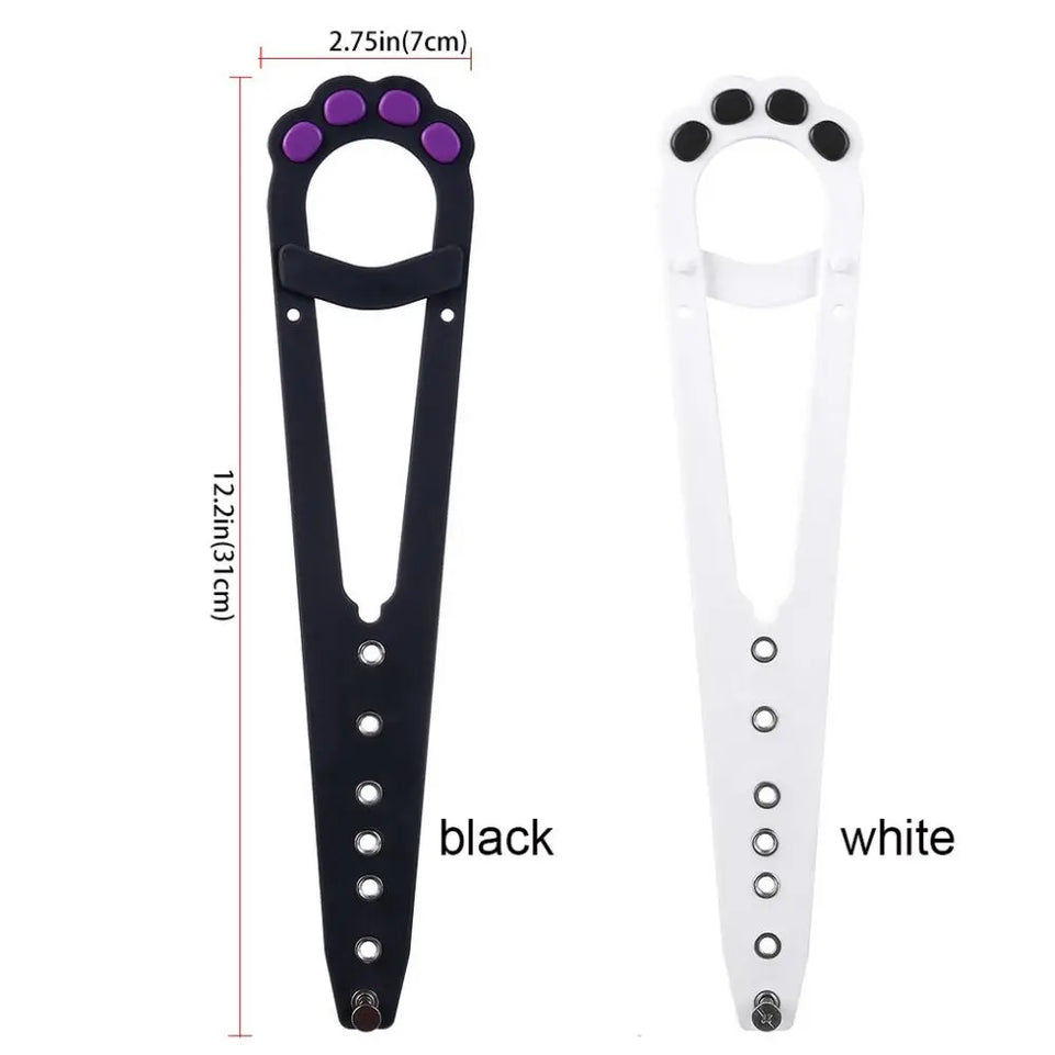 Pet Accessories ABS Cat Door Holder Adjustable Flex Pet Door Closer Dog Door Strap Black Flex-Door Strap Home