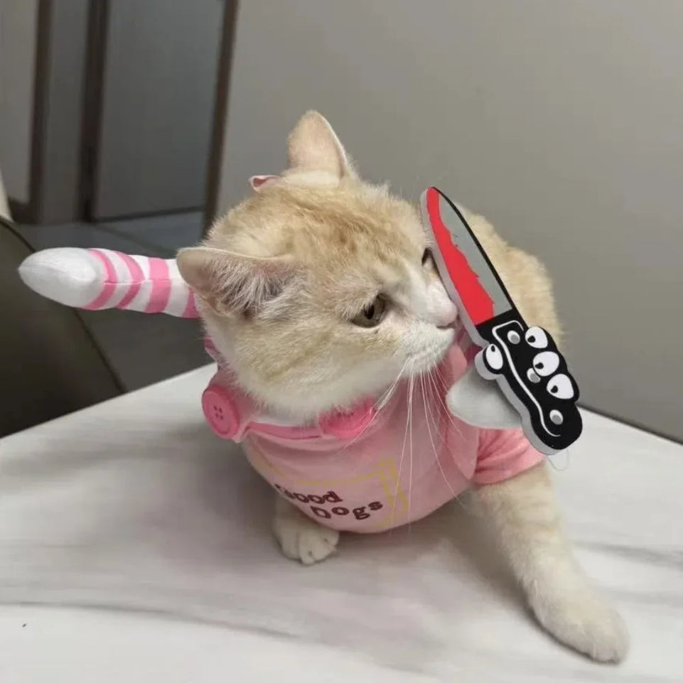 Cosplay Halloween Pet Costume For Small Medium Dogs Cats Funny Party Kitty Puppy Pet Jumpsuits Cute Pug Chihuahua Sphynx Clothes