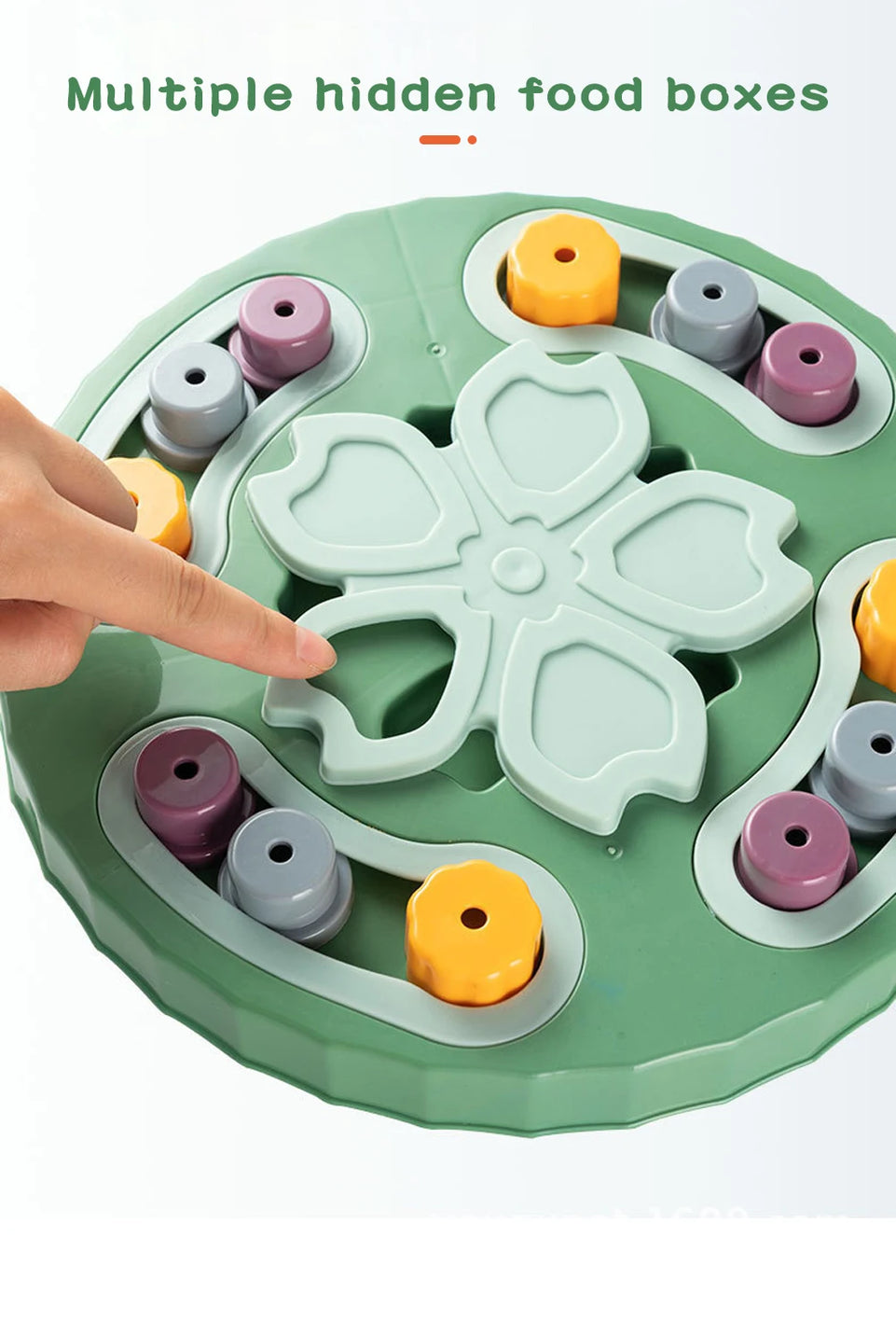 Pet Cat Interactive Puzzle Toys NonSlip Bowl Food Dispenser Slow Feeder Slowly Eating Pet Cat Dogs Training Game Pet Supplies