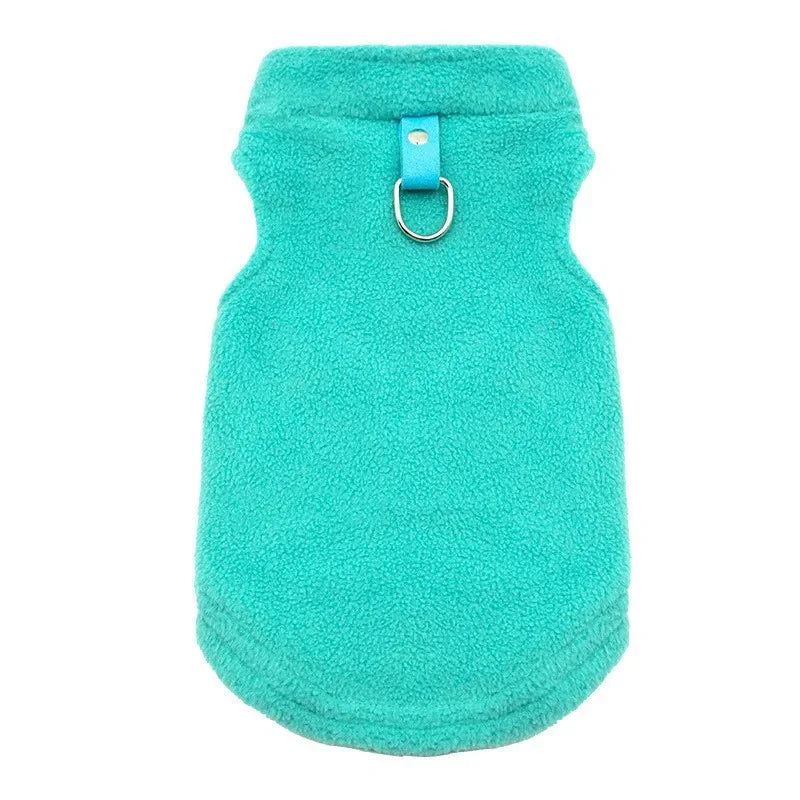Fashion Dog Clothing Autumn and Winter Small Pet Clothes Thickening Warm Solid Color Two-Feet Hooded Weater Casual Pet Products
