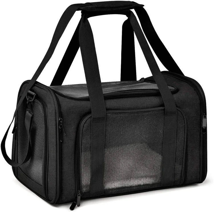 Pet Cat Charters Carry Bags Out Portable Large Capacity Pet Supplies Breathable Folding Large Space