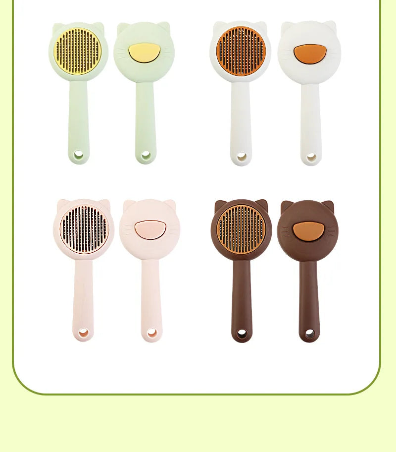 Pet Grooming Brush for Cats & Dogs,Tangle - Free Detangling & Loose Hair Removal, Perfect for Petting & Grooming