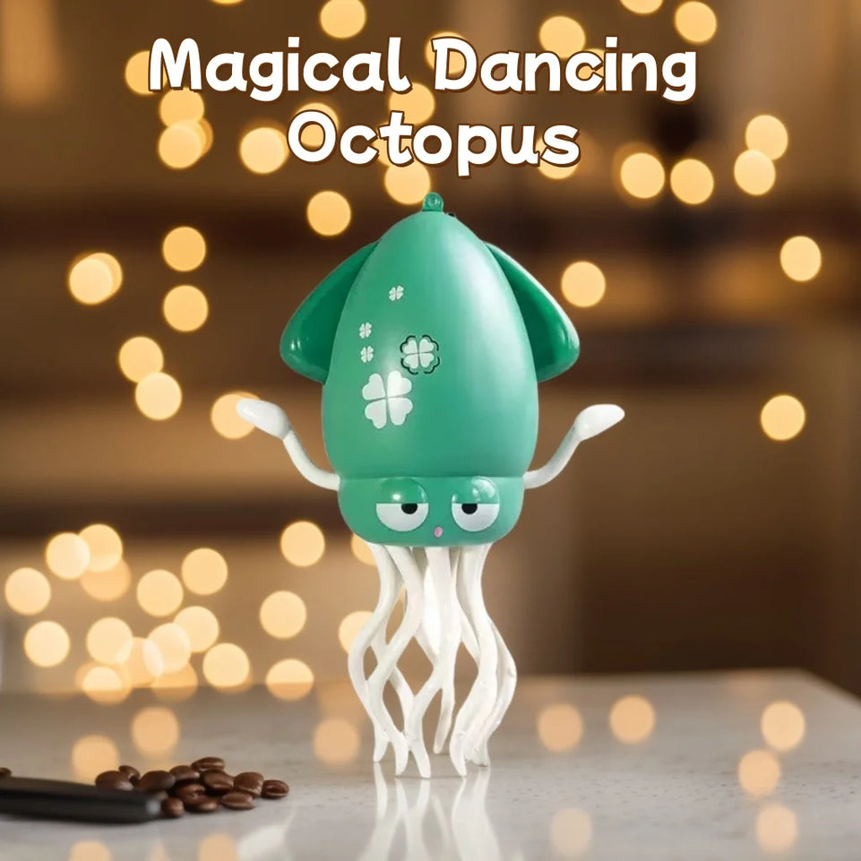 Interactive Dancing Octopus Kid Electronic Pet Toy Cartoon Moving Education Toddler Gift - Fun Developmental Play for Kids