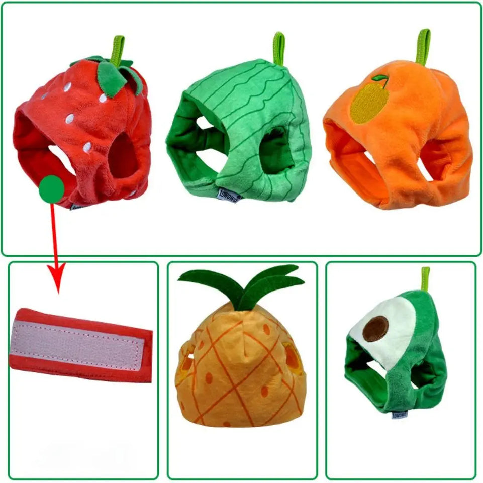 Pet Hat Cute Fruit Shape Soft Comfortable Kawaii Puppy Kitten Costume Cat Funny Cap Animal Accessories