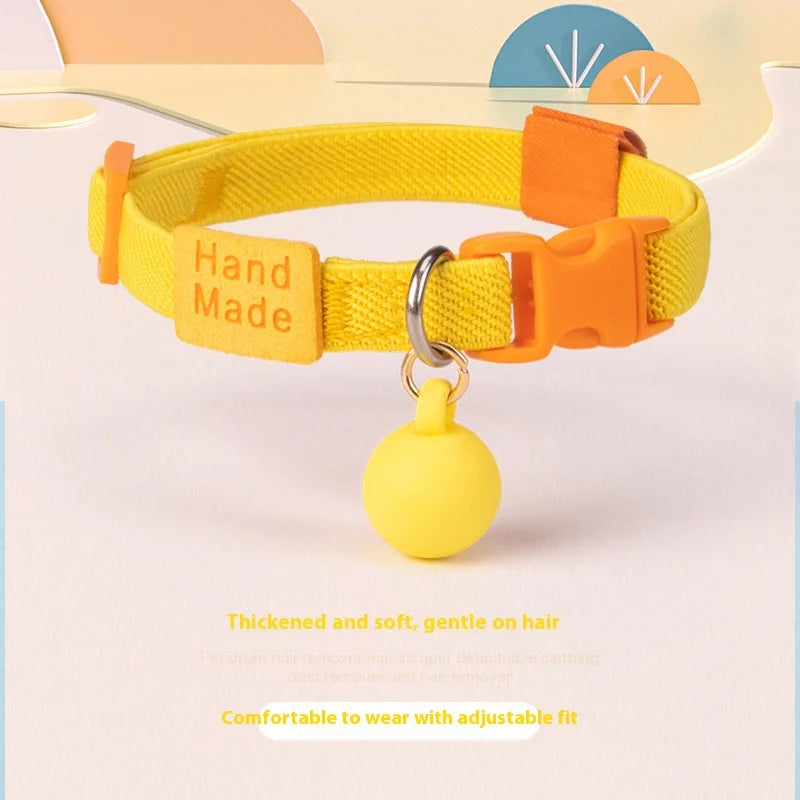 Safety and Fashion Accessories Pet Collar Anti-length Adjustable High Elastic Cat Necklace Dog Collar Accessories Pet Supplies