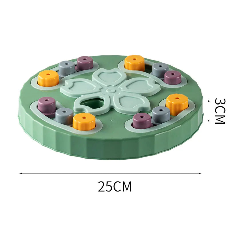 Pet Cat Interactive Puzzle Toys NonSlip Bowl Food Dispenser Slow Feeder Slowly Eating Pet Cat Dogs Training Game Pet Supplies