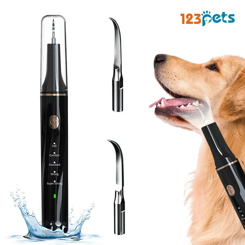 Pet Oral Care Dental Beauty Device Electric Dental Flusher for Dogs Portable Dental Stone Removal Ultrasonic Cleaner