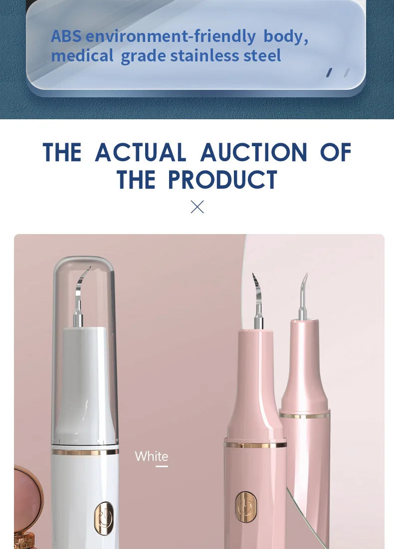 Pet Oral Care Dental Beauty Device Electric Dental Flusher for Dogs Portable Dental Stone Removal Ultrasonic Cleaner