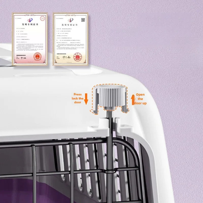 Portable Pet Travel Bag Outdoor Breathable Small Animal Carrying Large Space Cat Dog Travel Box Backpack for Cat Pet Supplies