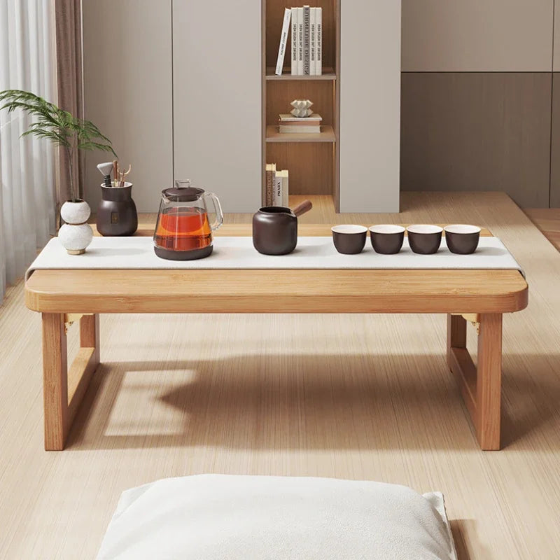 Folding End Table Family Living Room Small Coffee Table Bedroom Low Side Table Balcony Window Simple Multifunction Furniture