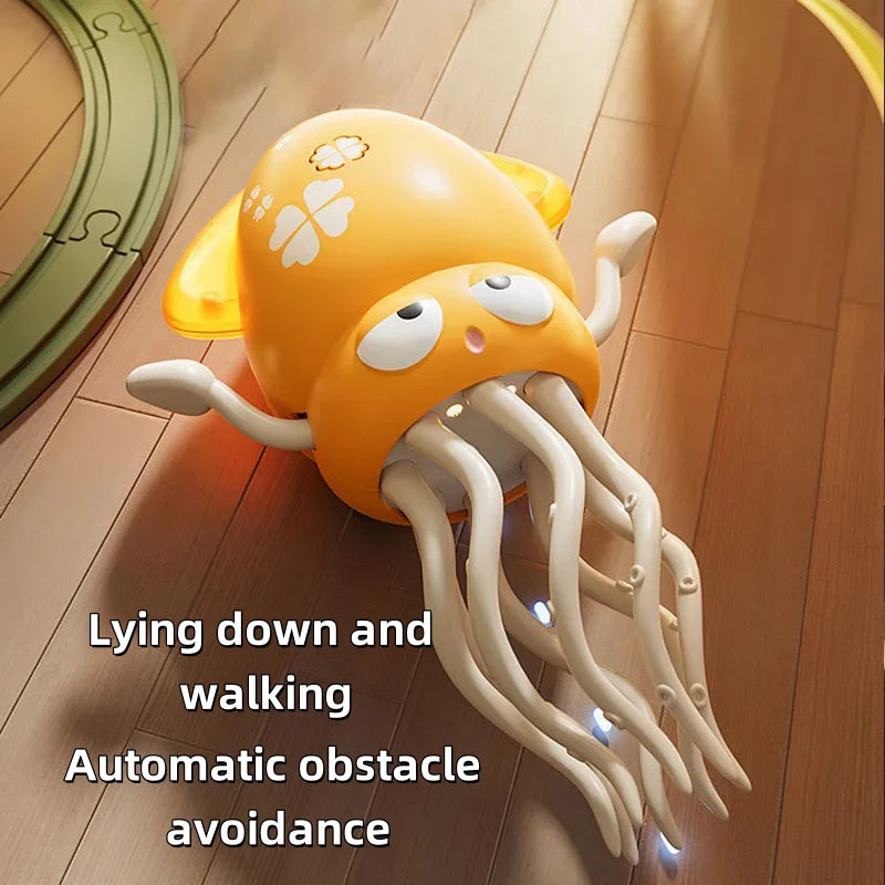 Interactive Dancing Octopus Kid Electronic Pet Toy Cartoon Moving Education Toddler Gift - Fun Developmental Play for Kids