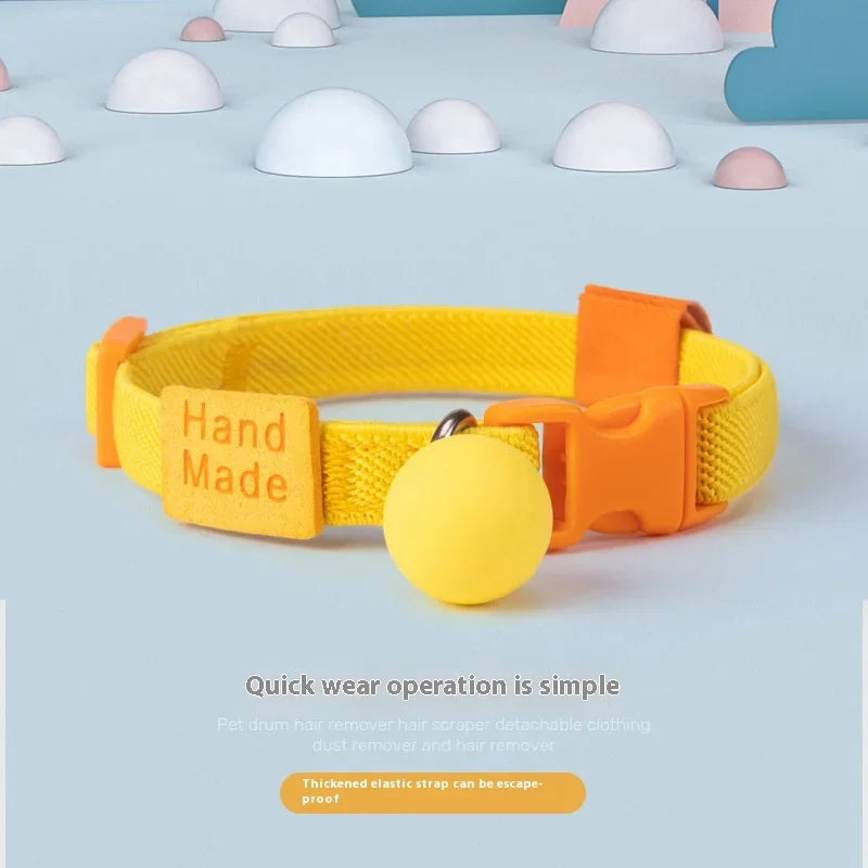 Safety and Fashion Accessories Pet Collar Anti-length Adjustable High Elastic Cat Necklace Dog Collar Accessories Pet Supplies