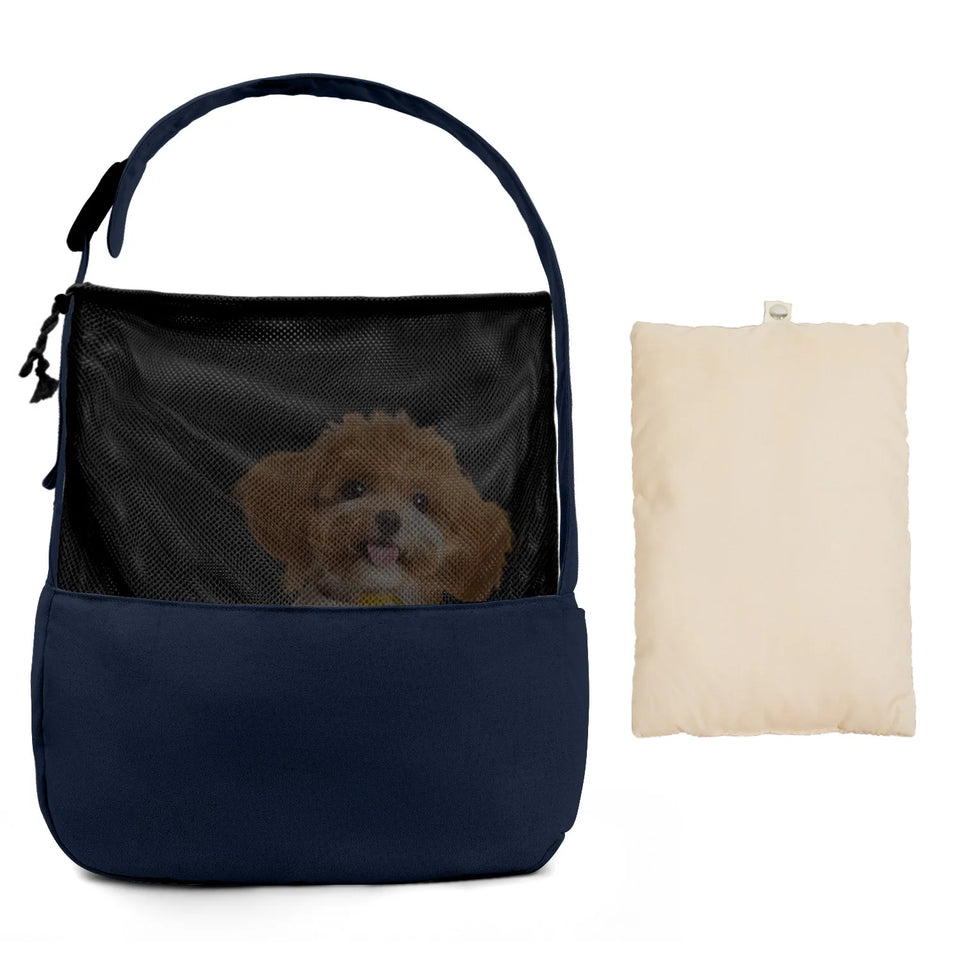 ONECUTE Airline Approved Pet Carrier Backpack for Small Dogs Cats, Foldable Travel Tote for Chihuahua Yorkshire Puppy, Vet Visit