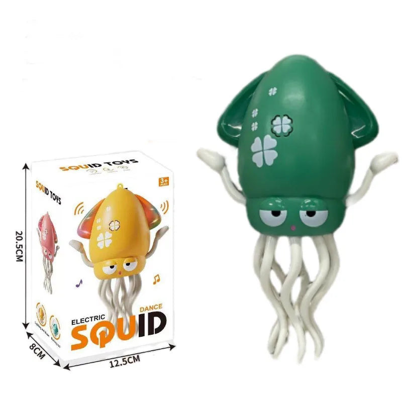 Interactive Dancing Octopus Kid Electronic Pet Toy Cartoon Moving Education Toddler Gift - Fun Developmental Play for Kids